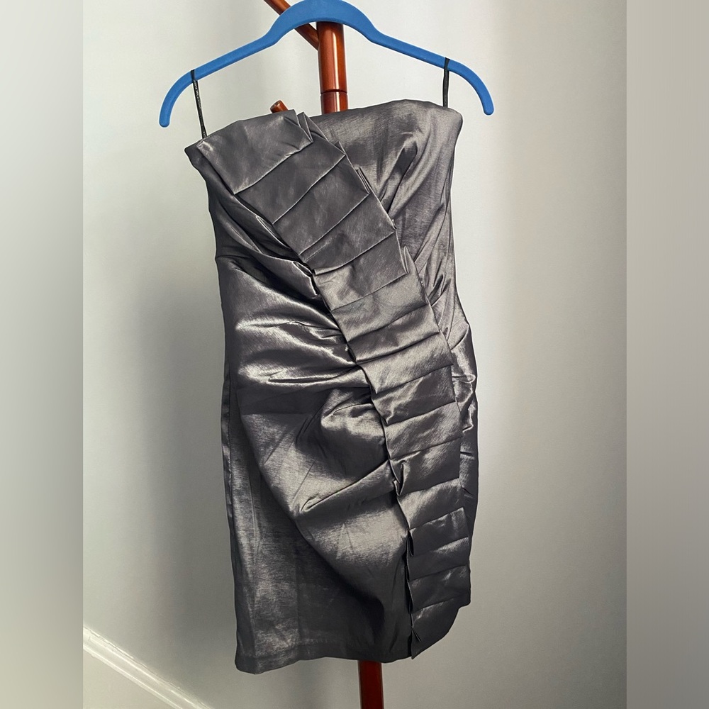 Formal Ruffled Mini Dress (see notes about sizing)
